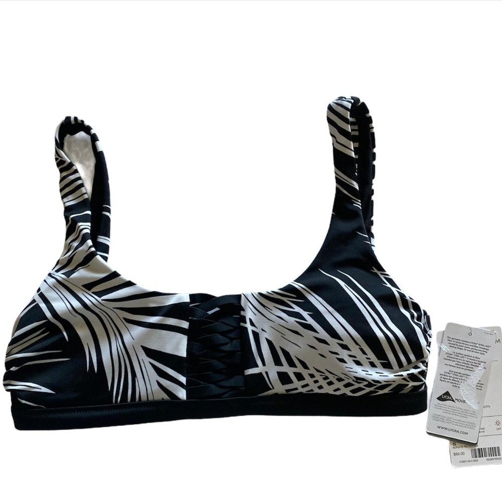 Atheleta Adriata  retro palm bikini Top size: small $69.00